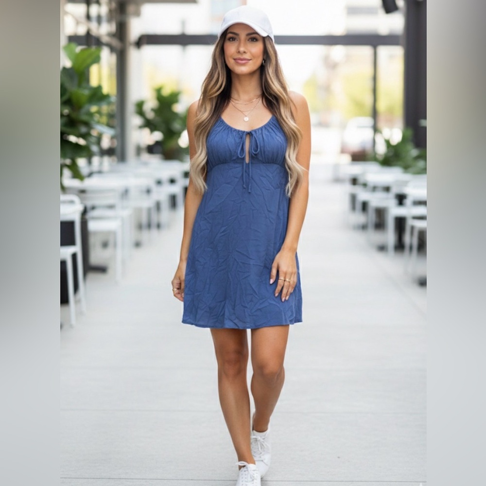 Forever 21 Elegant Blue Dress